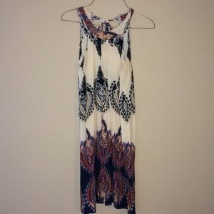 Paisley print summer dress
